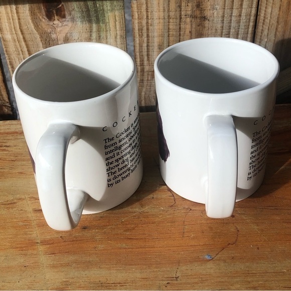 Set of 2 Cocker Spaniel Large Ceramic Coffee Mugs - Picture 5 of 7